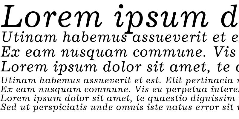 Sample of News AT Number Fourteen Italic