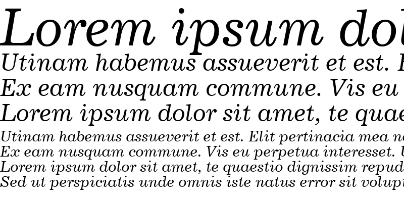 Sample of News702Cyril BT Italic