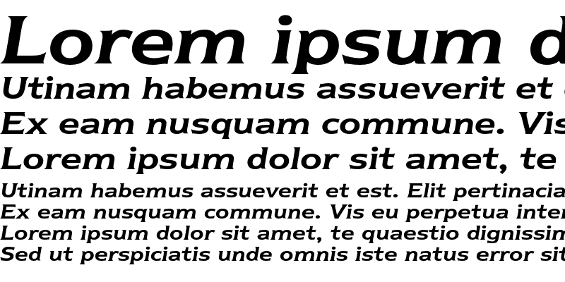 Sample of Newtext ITC Std Demi Italic