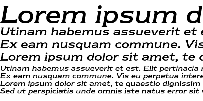 Sample of Newtext ITC Std Italic