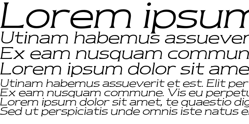 Sample of Newtext Light Italic