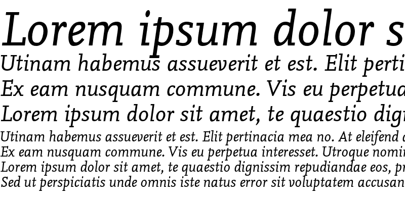 Sample of NexusMix-Italic