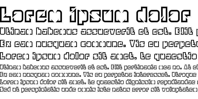 Sample of Ngking font Regular