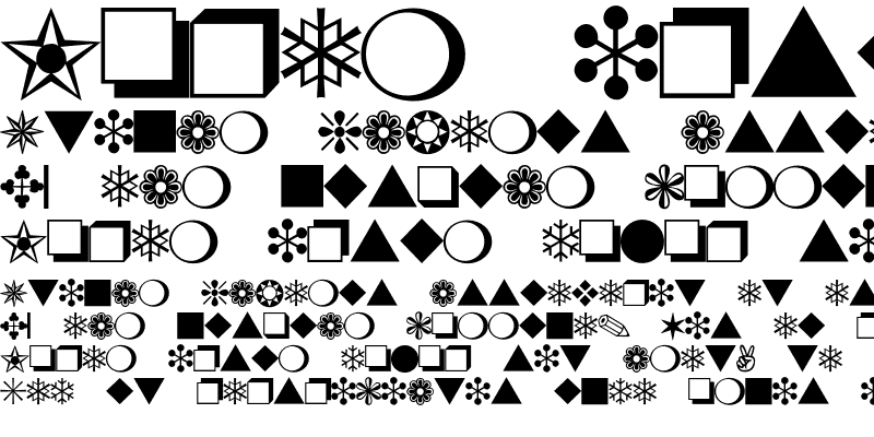 Sample of Nicesymbols Regular