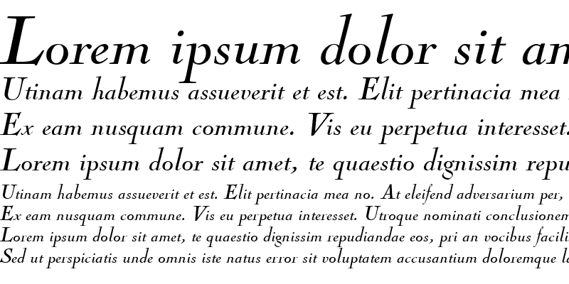 Sample of NicolasCocTEEReg Italic