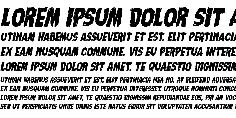 Sample of Nightmare Alley Italic Italic
