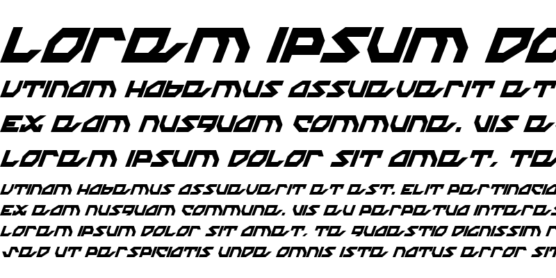 Sample of Nightrunner Extra-Condensed Italic Extra-Condensed Italic