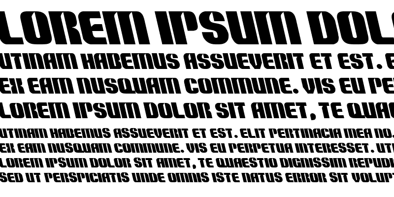 Sample of Nightwraith Leftalic Italic