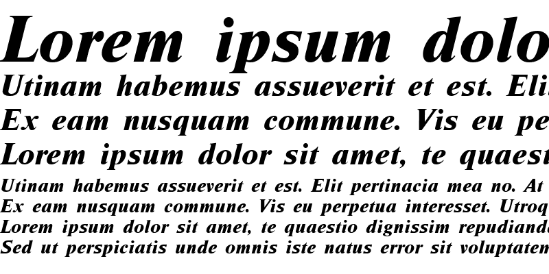 Sample of Nimbus Roman Becker DExtBol Italic