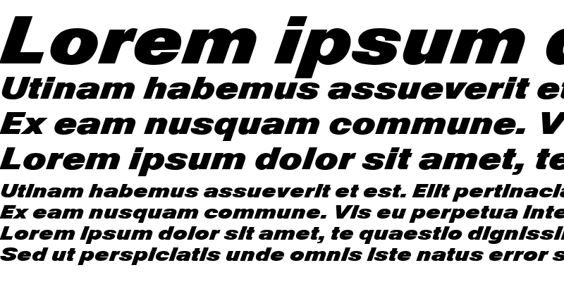 Sample of Nimbus Sans Becker DiaD