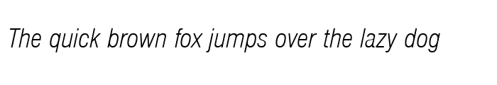 Preview of Nimbus Sans Becker DLigCon Italic