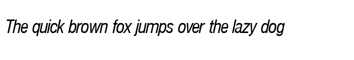 Preview of Nimbus Sans Becker PCon Italic