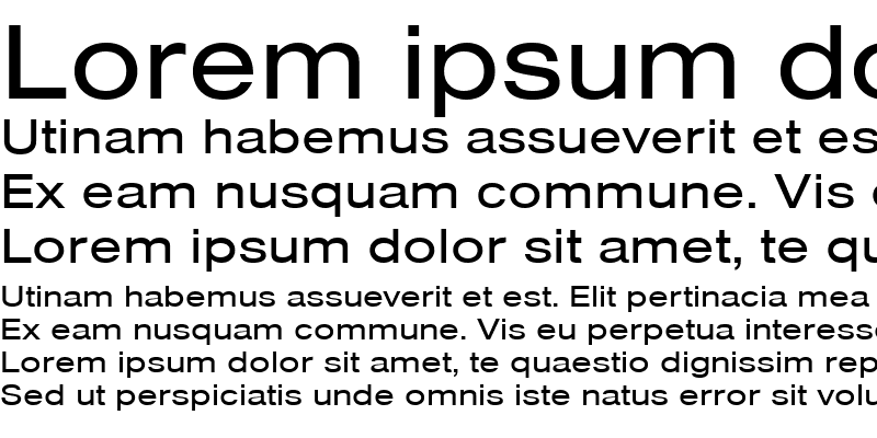 Sample of Nimbus Sans Becker TExt Regular