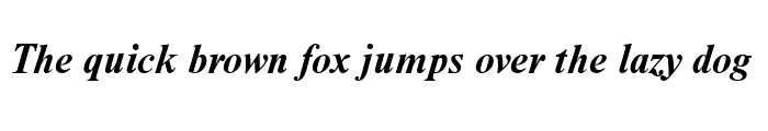Preview of NimbusRomDCY Bold Italic