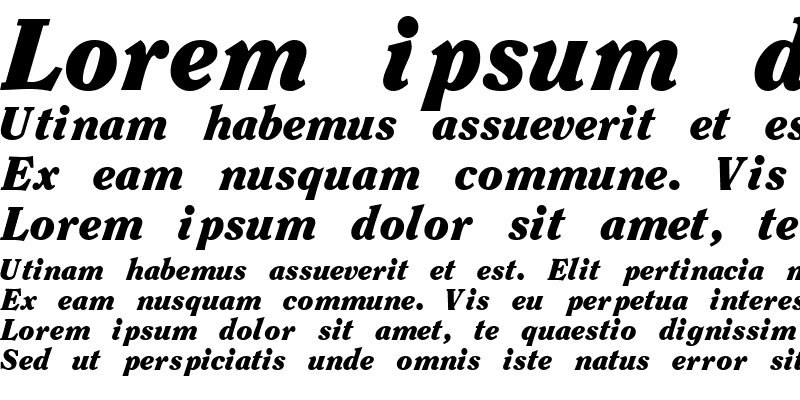 Sample of Nineteenth Italic