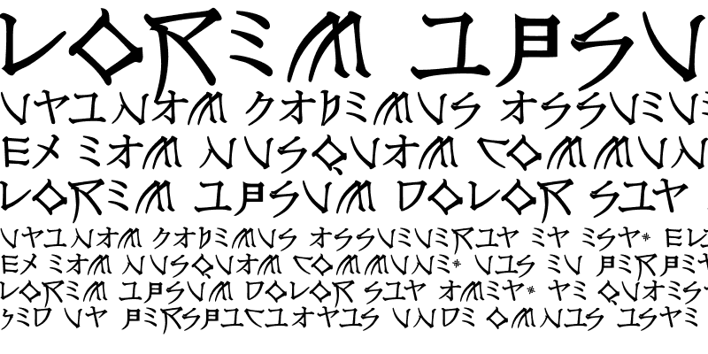 Sample of NipponLatin-Bold