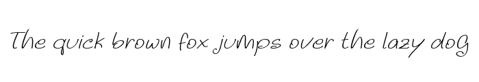 Preview of Noela Sherly Light Italic