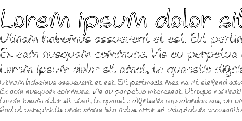 Sample of Noela Sherly Outline Regular