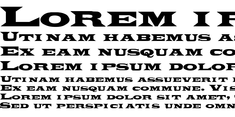 Sample of Nomen Bold