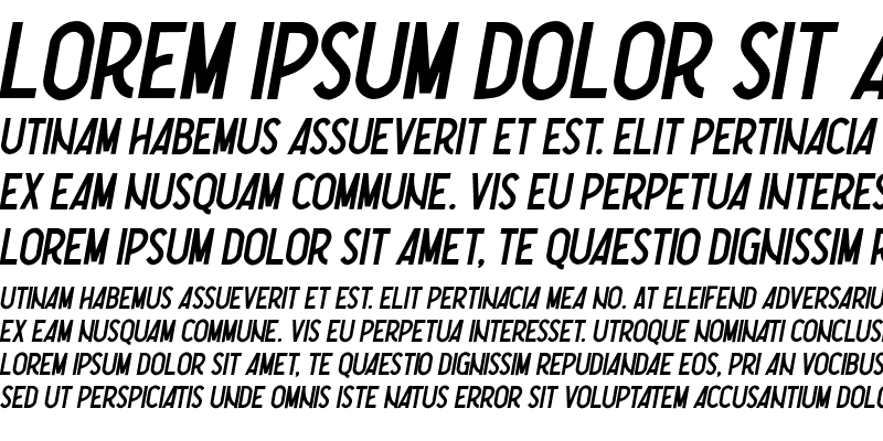 Sample of Nootdorp Italic