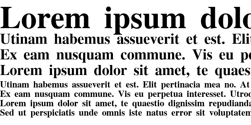 Sample of Norasi Bold