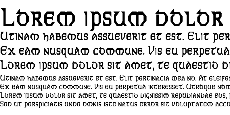Sample of Norman-Condensed Bold
