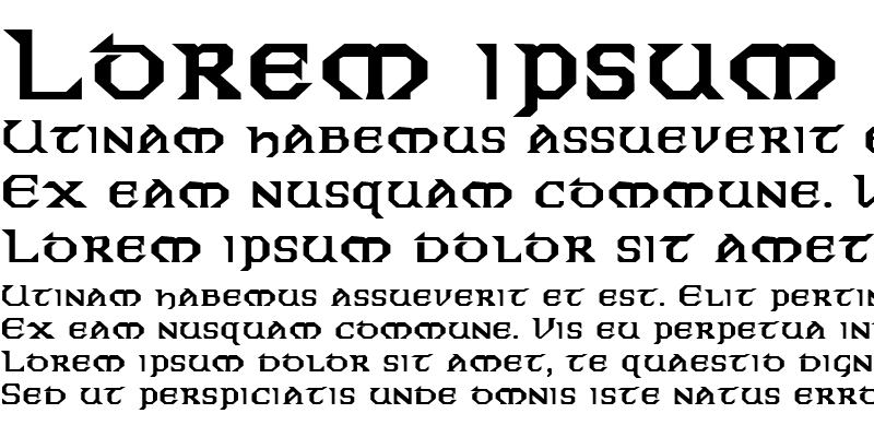 Sample of Norman-Extended Bold