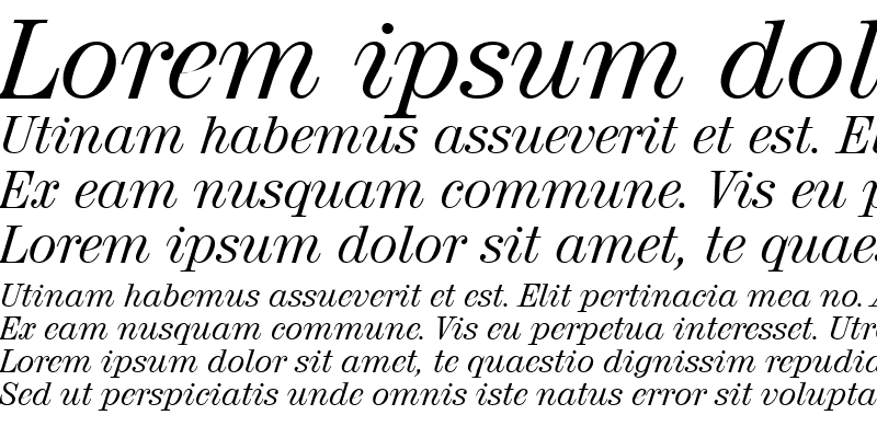 Sample of NormanBecker Italic