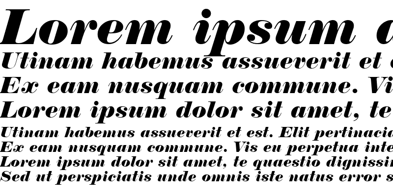 Sample of Normande It BT Italic