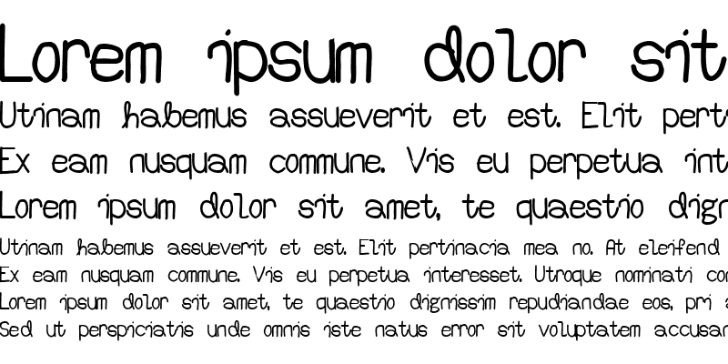 Sample of NotBrokenJustBent Bold