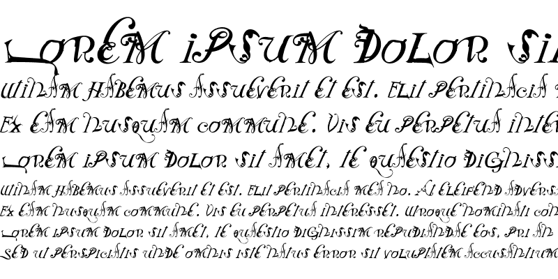 Sample of NotCaslonTwo Roman