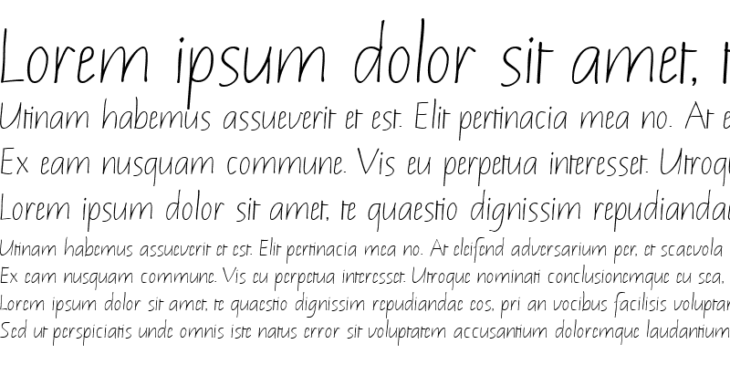 Sample of NotehandLefty Italic