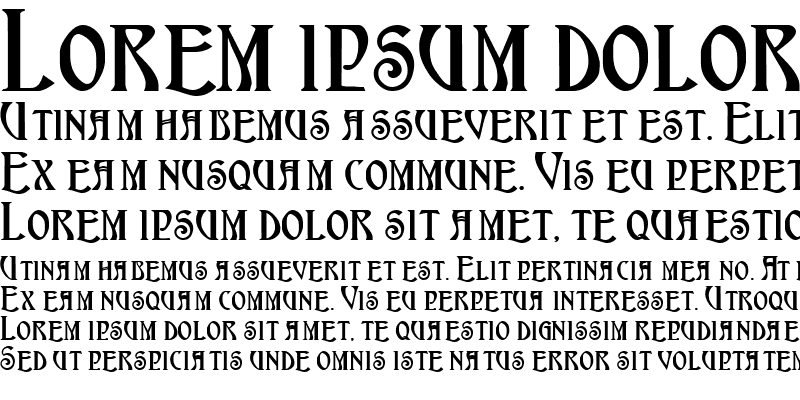 Sample of Nouveau-Extended Bold