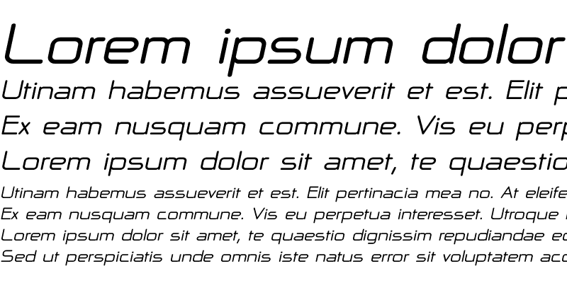 Sample of NP Naipol All in One Bold Italic