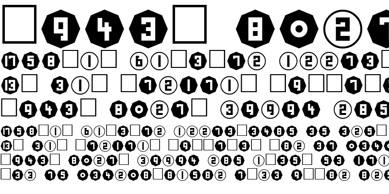 Sample of Number Plain