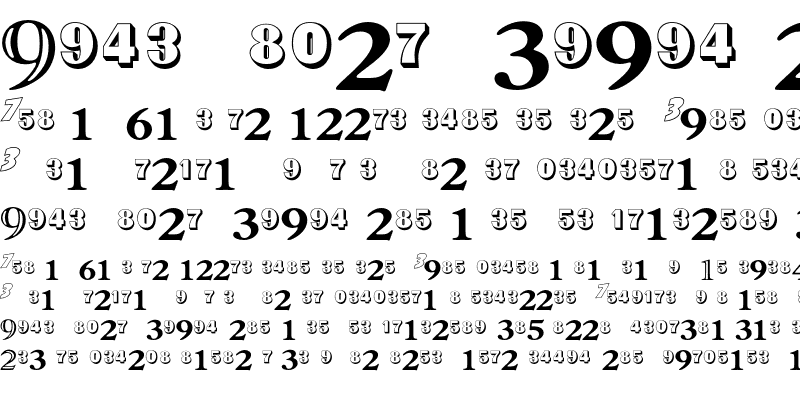Sample of Numerics P08 Regular