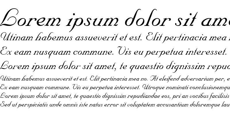 Sample of Nuptial Script Medium Italic