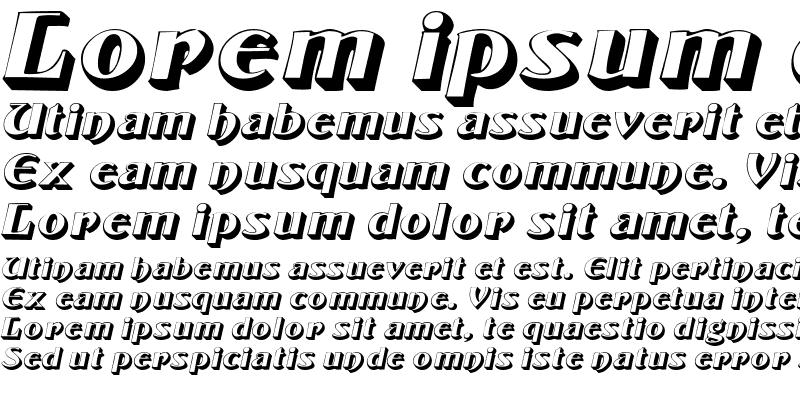 Sample of ObeliskSSK Italic