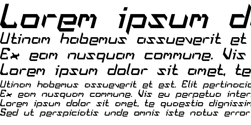 Sample of Oblaque Oblique