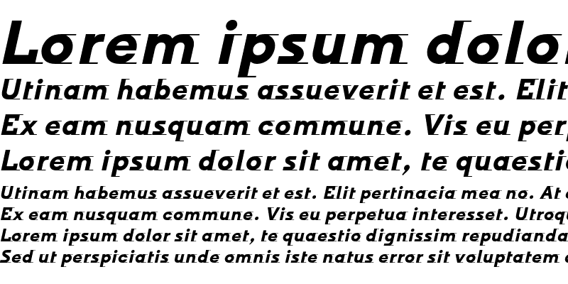 Sample of Odyssee ITC Bold Italic