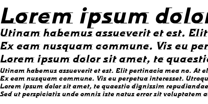 Sample of Odyssee ITC Light Bold Italic