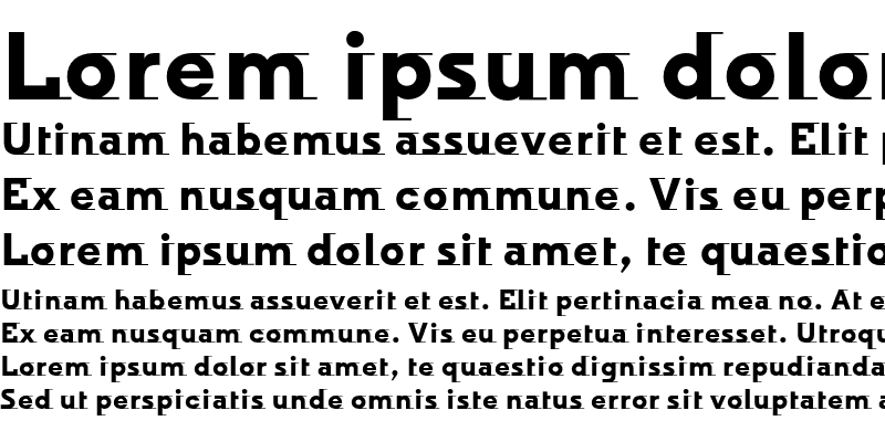 Sample of Odyssee ITC Std Bold