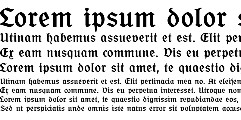 Sample of OffenbacherSchwabacherCAT Regular