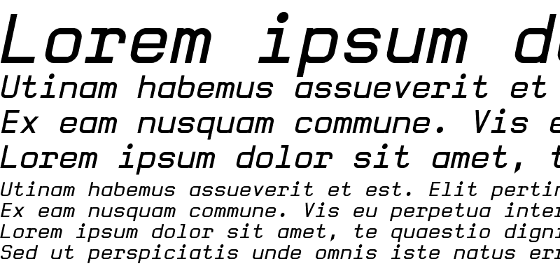 Sample of Office Regular Italic