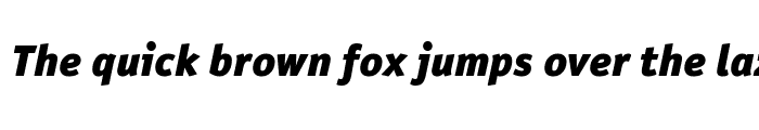 Preview of OfficinaSansBlackC Italic