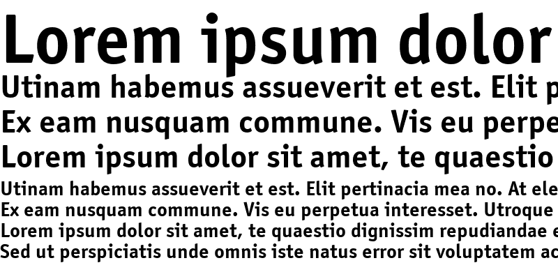 Sample of OfficinaSansKOICTT Bold