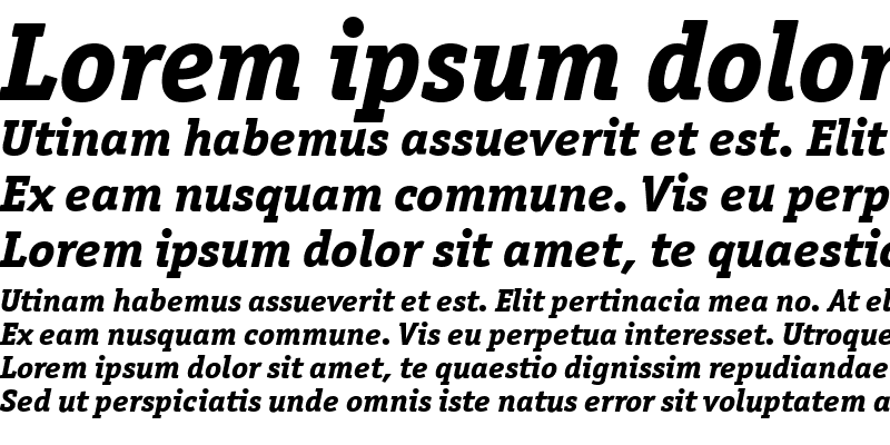 Sample of OfficinaSerITCMedium Bold Italic