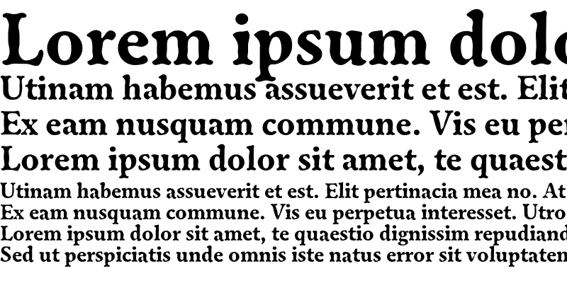 Sample of Oldbook ITC Std Bold