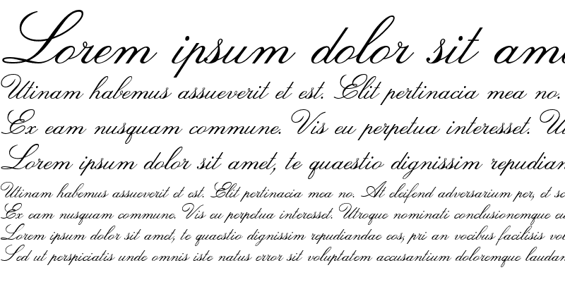 Sample of Olde European ES Script