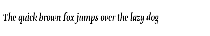 Preview of OldstyleCondensed Bold Italic